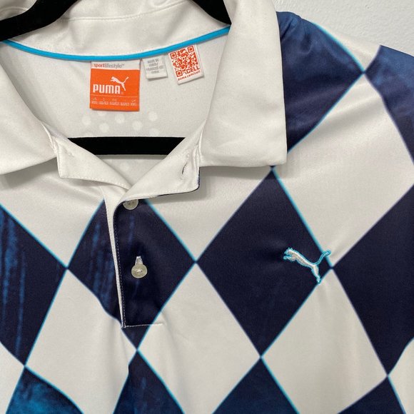 Mens Puma Golf Polo - Picture 4 of 7